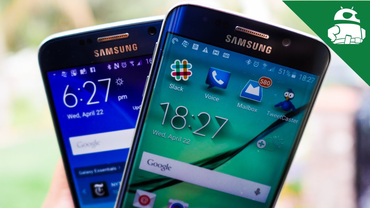 Samsung Galaxy S6 edge vs Galaxy S6