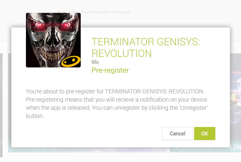 google play store pre registration