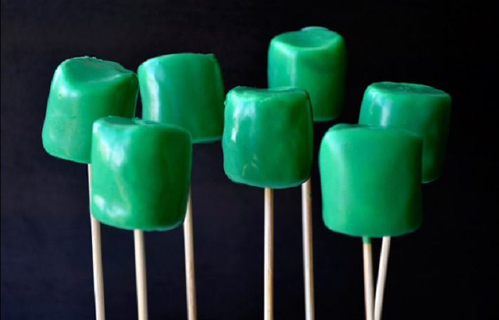 green-marshmallows
