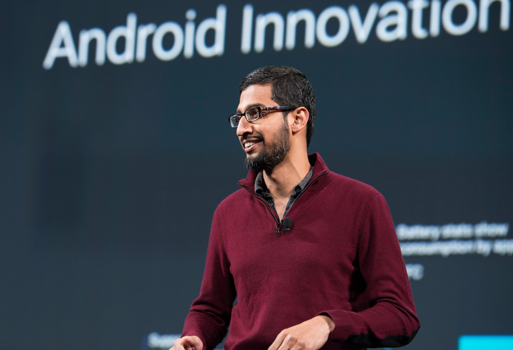 Head of Android Sundar Pichai will take stage during the keynote