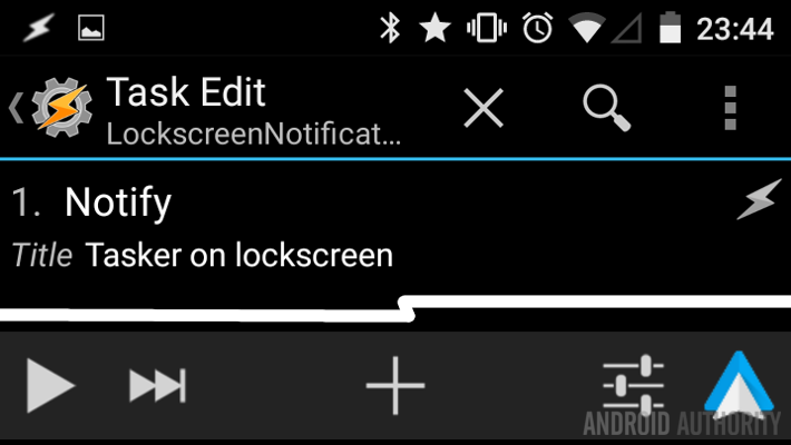 Tasker Task Notification