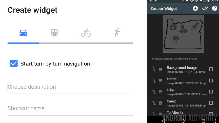 Zooper Widget bitmap Locations