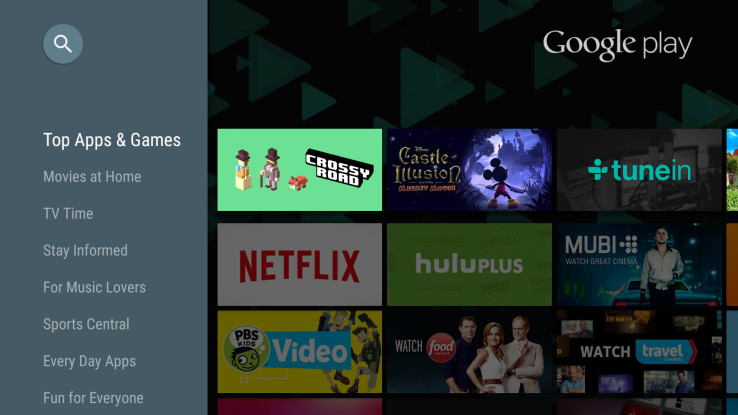 android tv-play-store