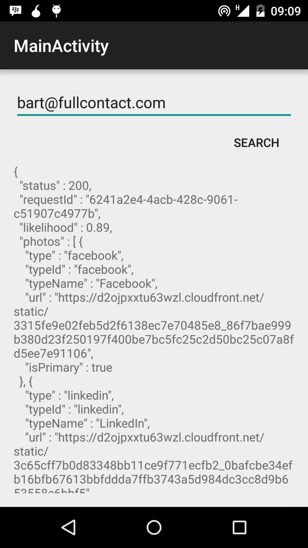 How to use a web API from your Android app