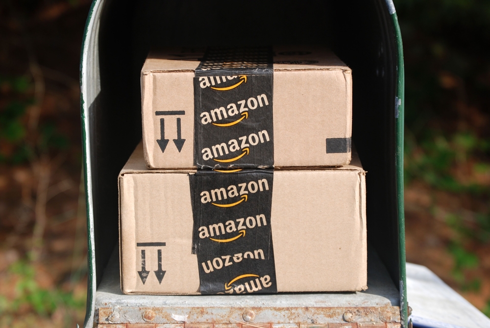 Amazon Prime mailbox shutterstock