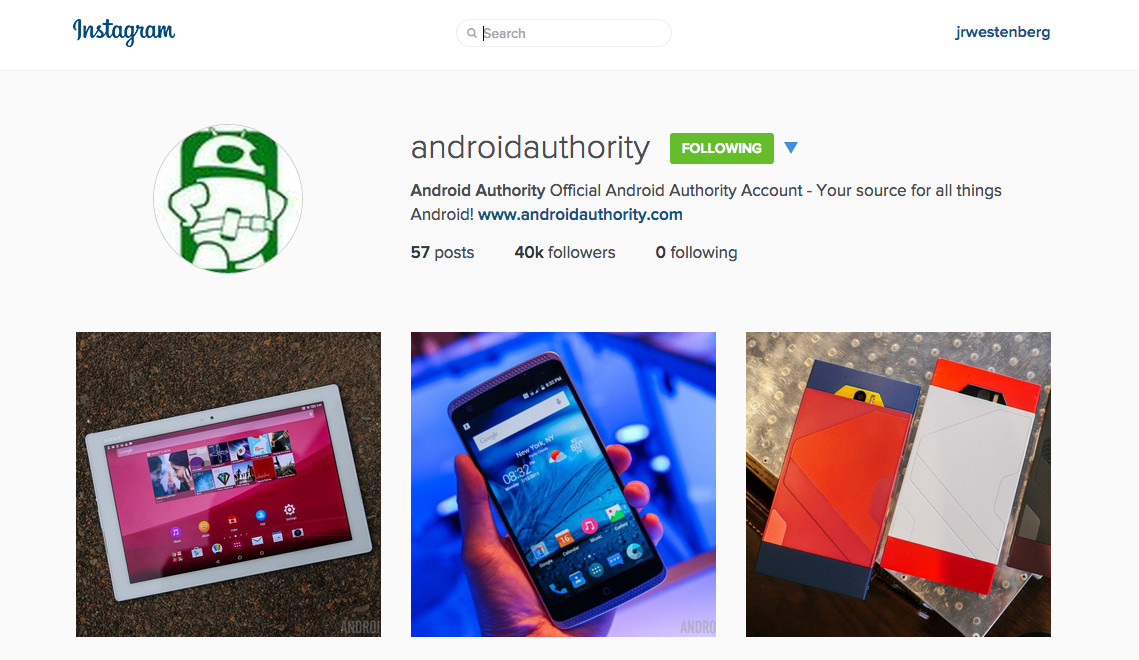 Android Authority Instagram