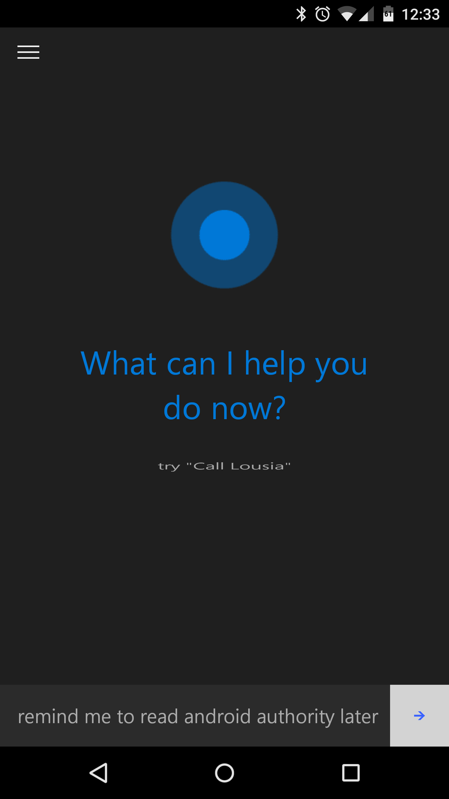 Cortana for Android AA 7