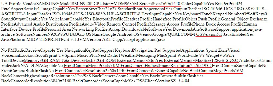 Samsung Galaxy Note 5 Sprint UAP