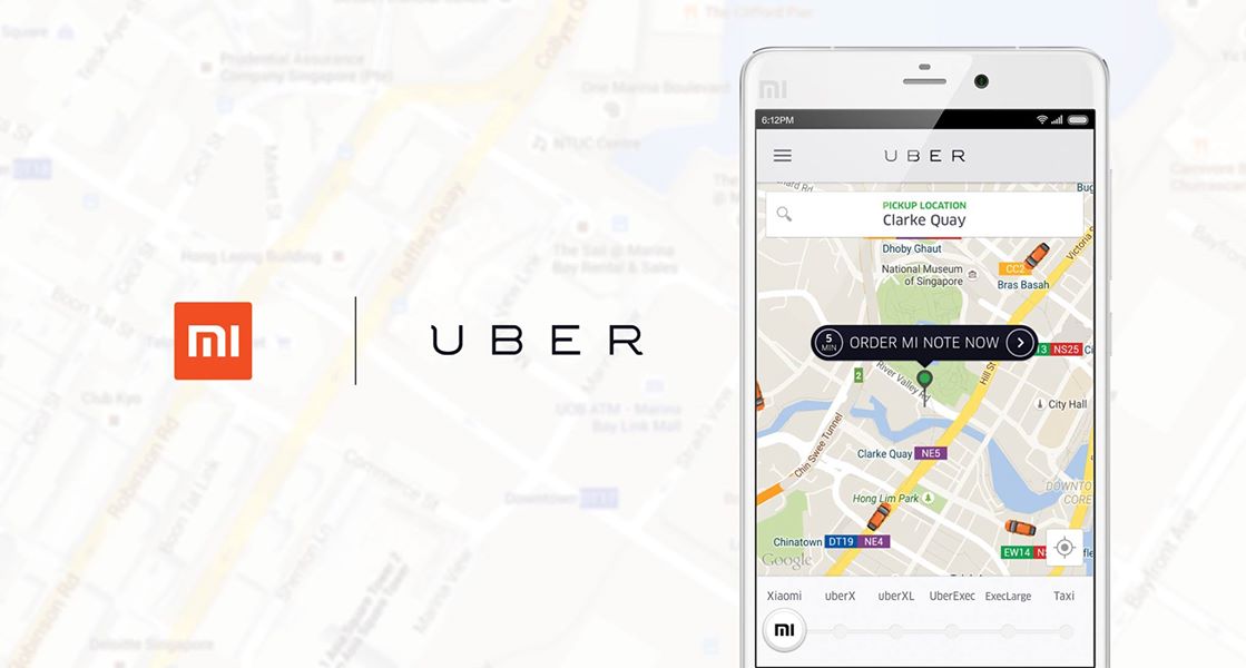 Xiaomi and Uber partnership