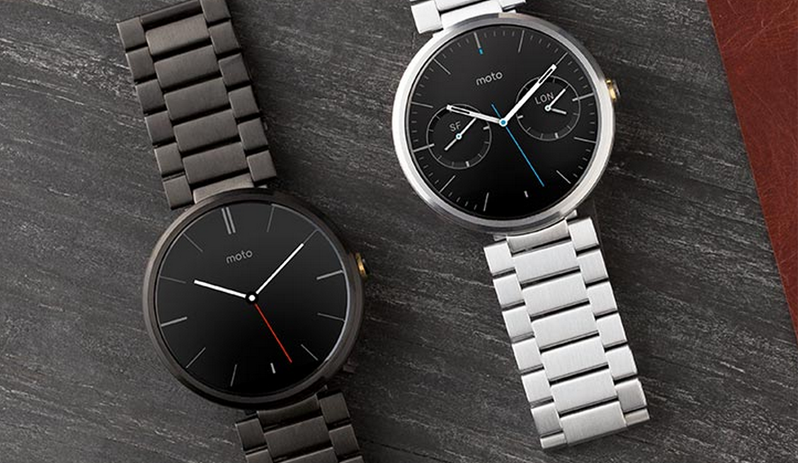 Moto 360 metal