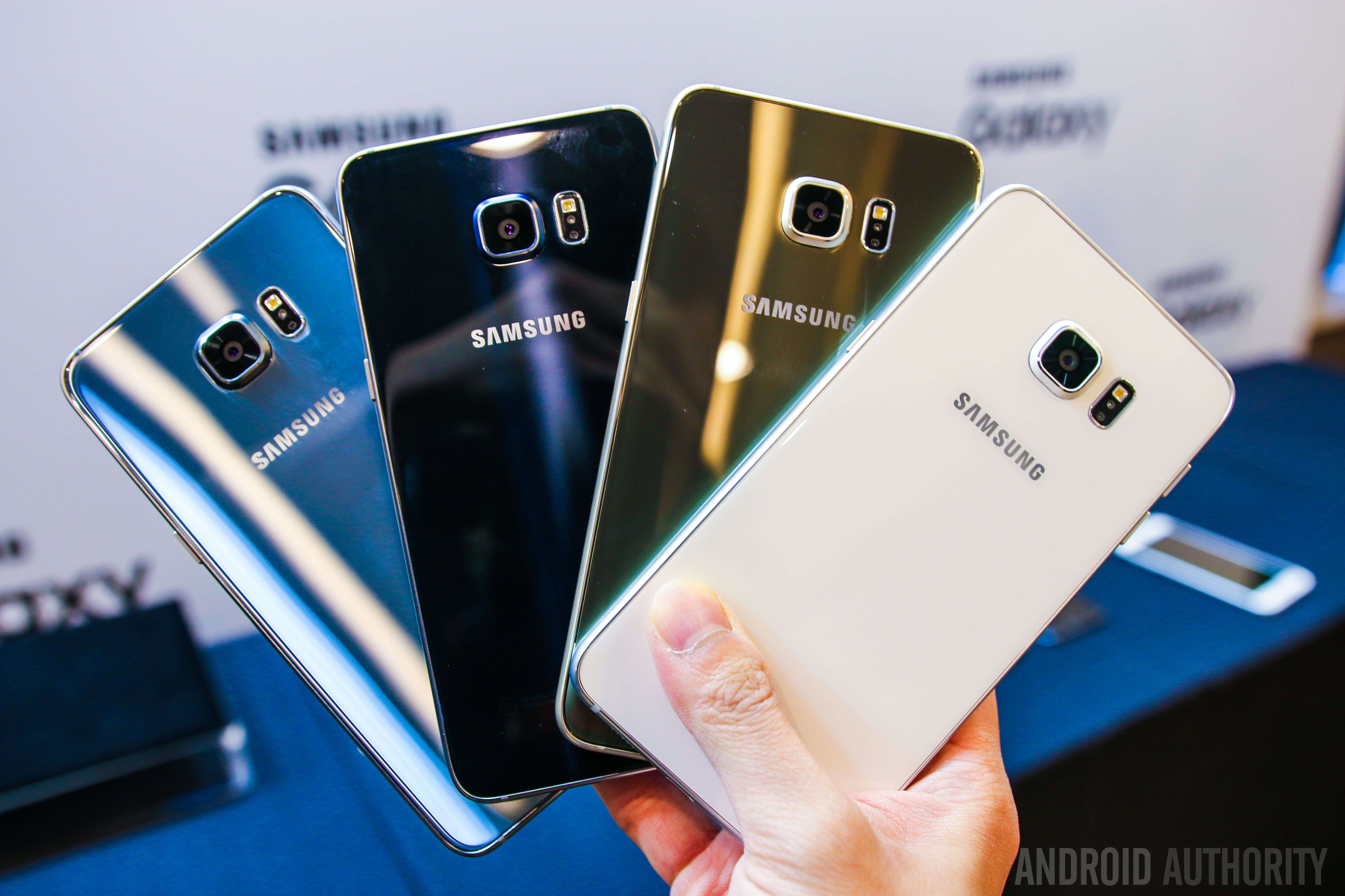 Destino si Araña Samsung Galaxy S6 Edge+ color comparison