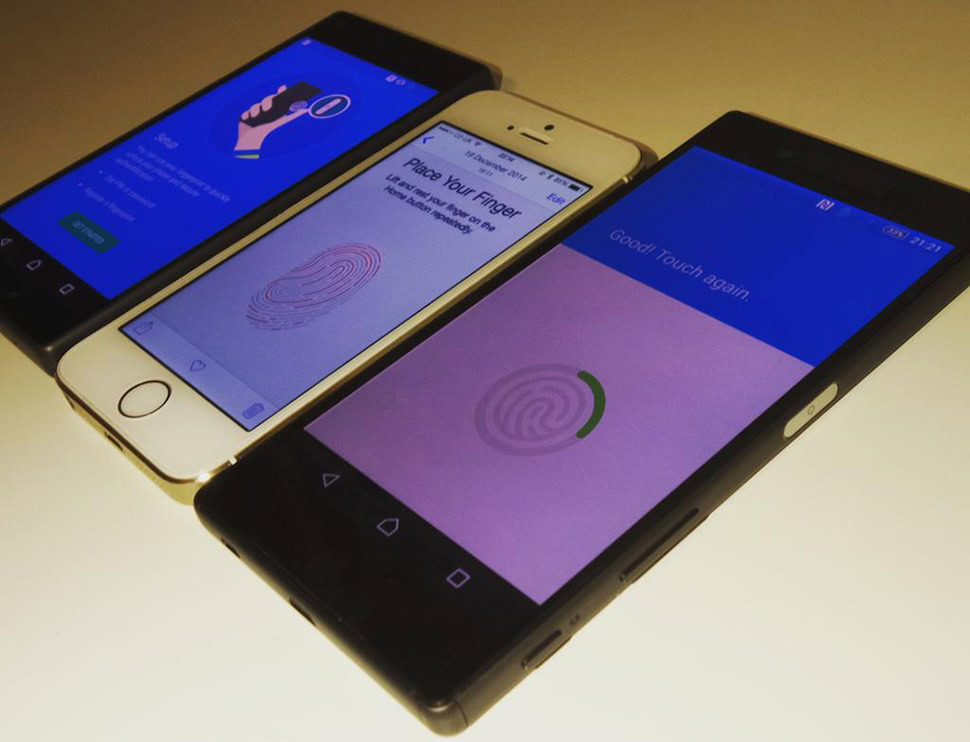 Xperia Z5 fingerprint scanner