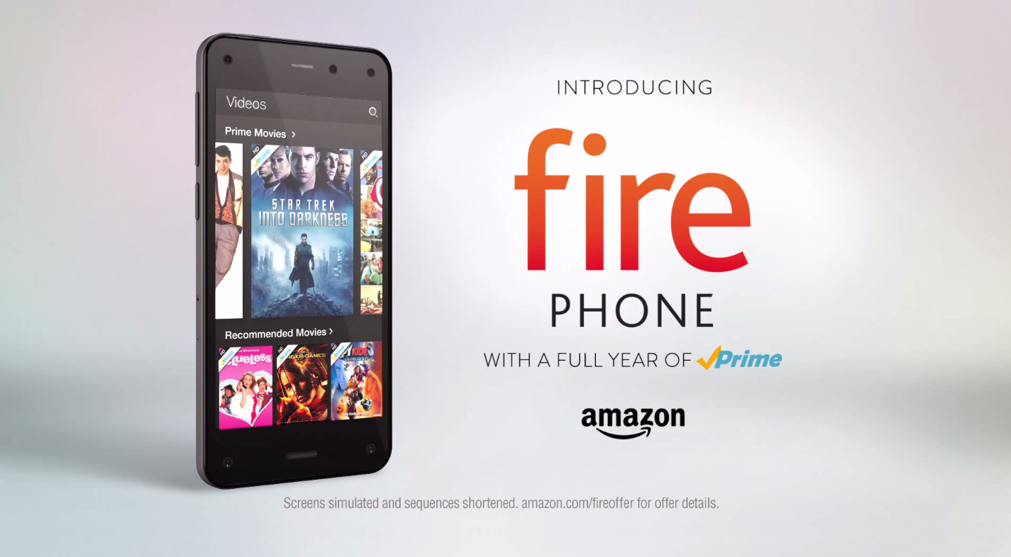 A promo for the Amazon Fire Phone.