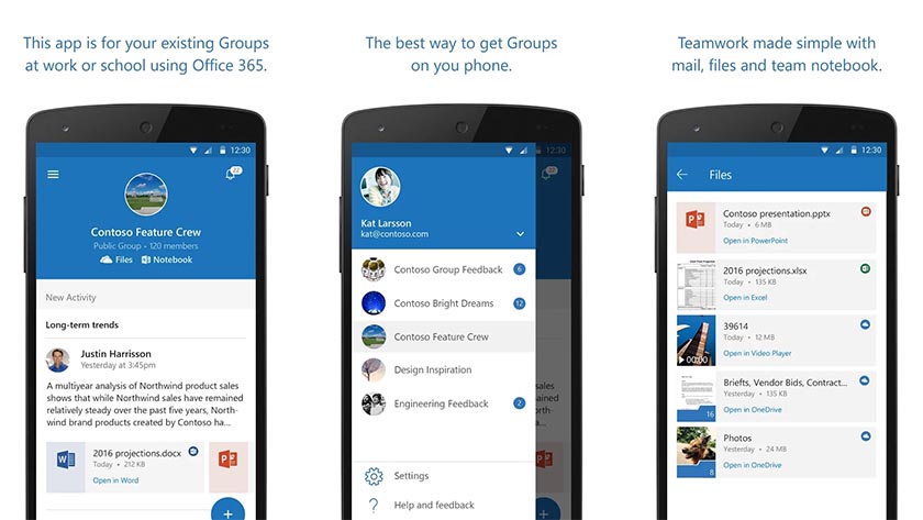 outlook groups Android Apps Weekly