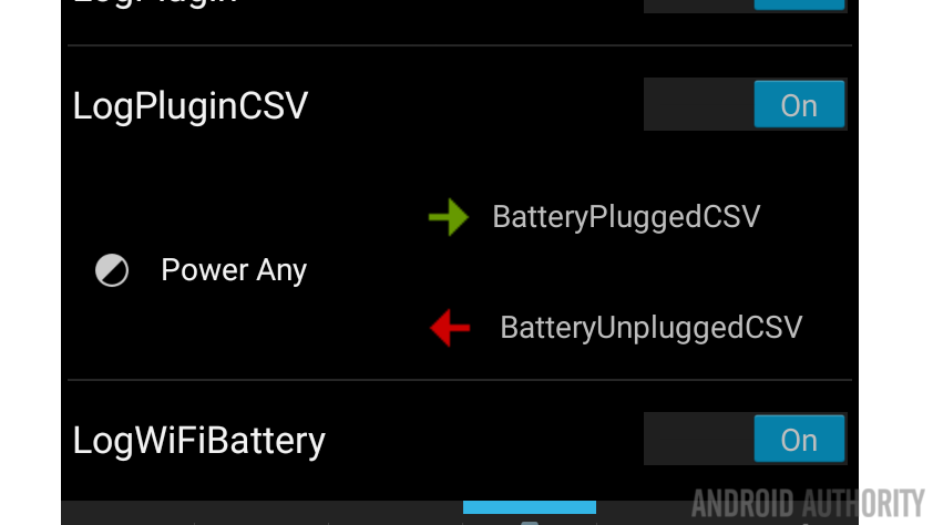 Tasker Battery Log Profile