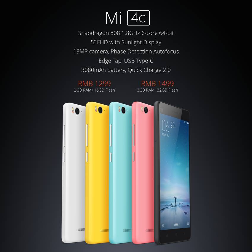 Xiaomi Mi 4c specs