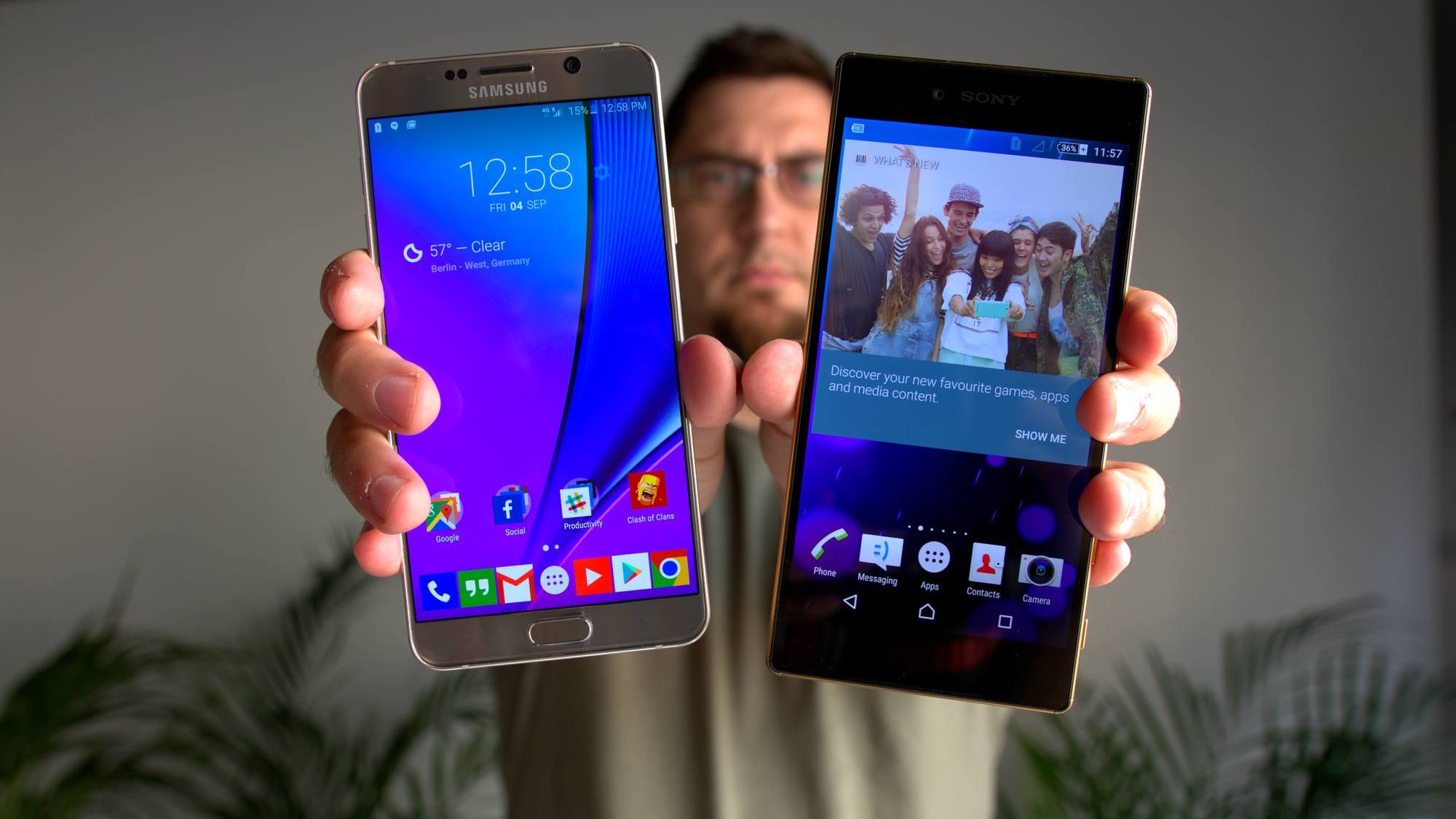 sony xperia z5 premium vs galaxy Note 5 aa 5