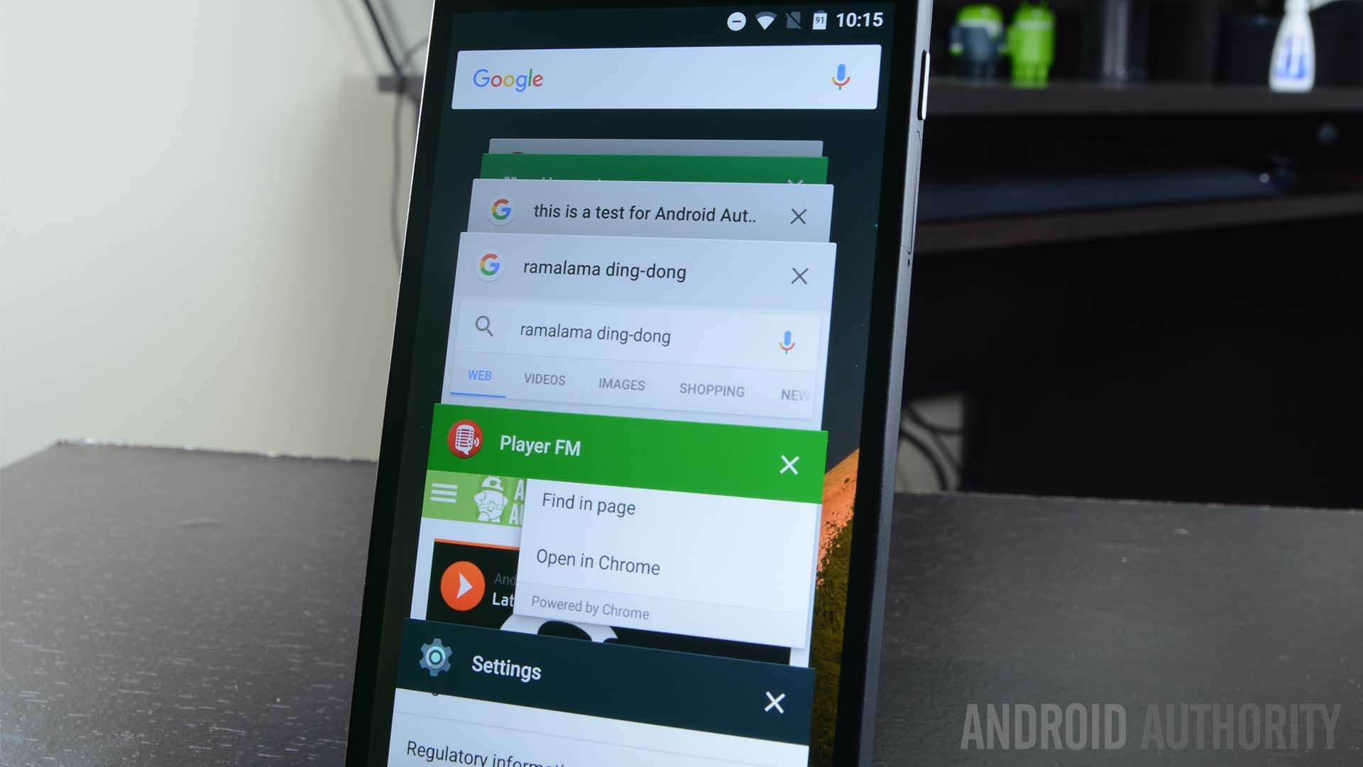 Android Marshmallow Recent Apps