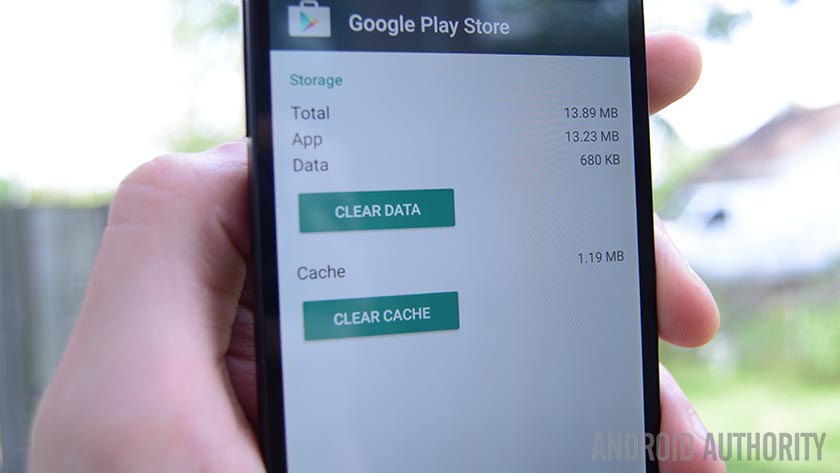 clear app data and clear app cache
