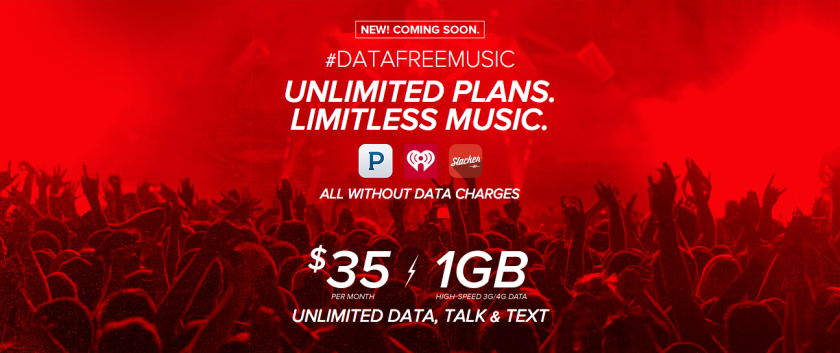 Virgin Mobile music streaming