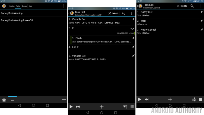 udsende brug Bloodstained Build real-time battery drain warnings using Tasker - Android customization  - Android Authority