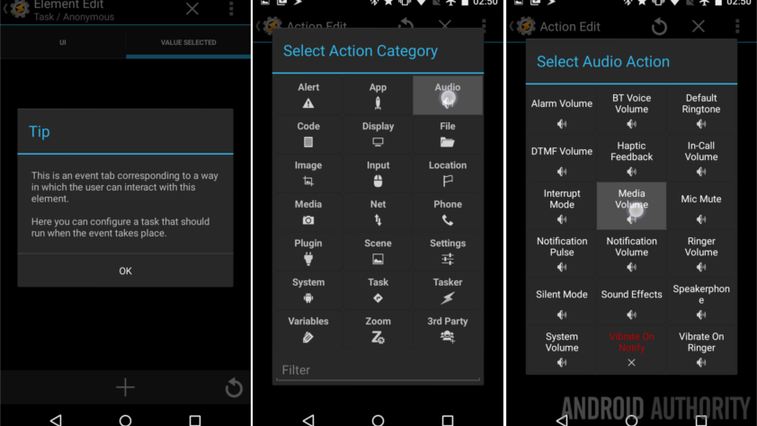 Build a control panel Tasker Scenes - customization - Android Authority