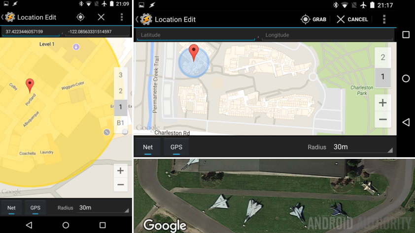 Tasker time Location maps and planes