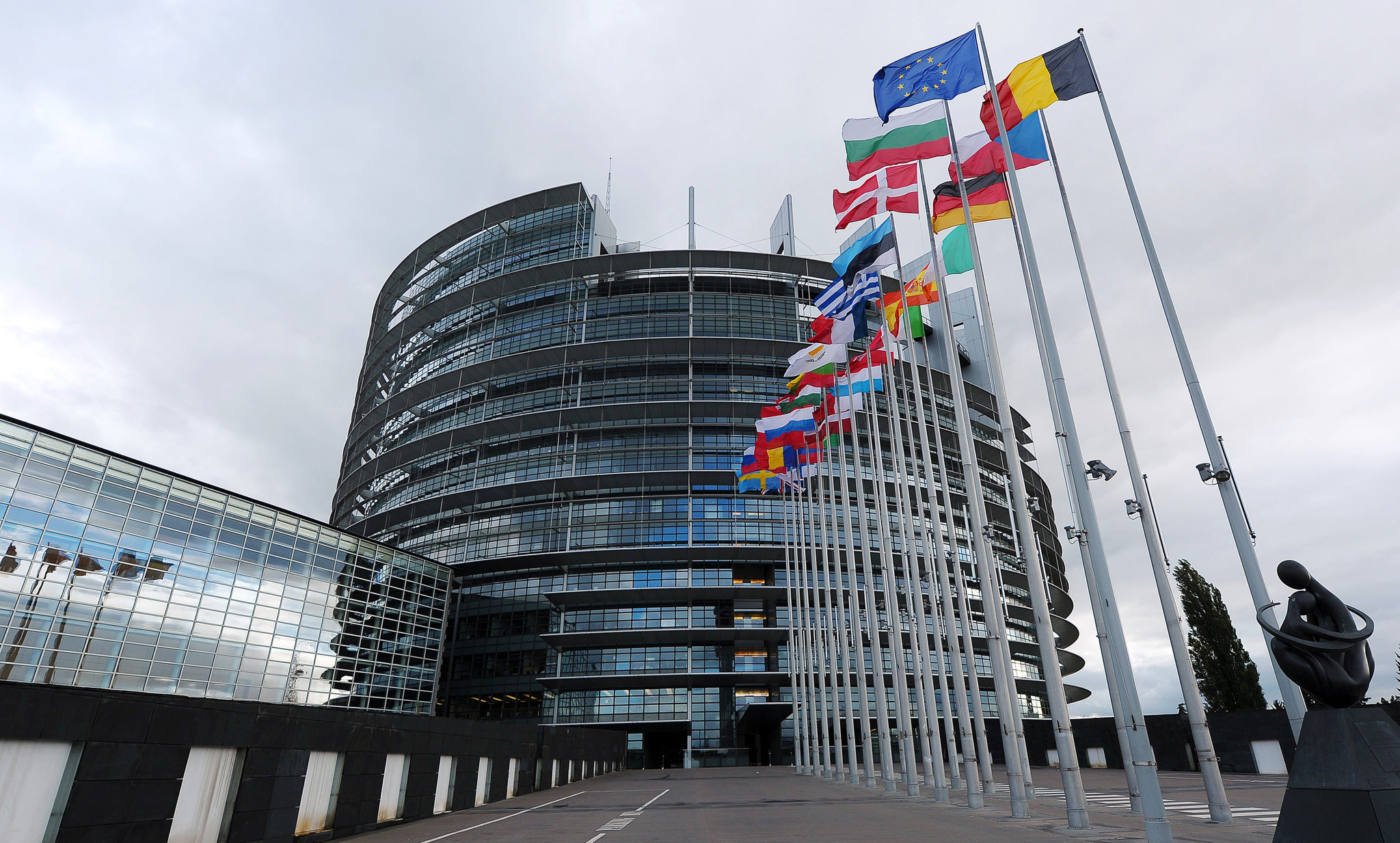 The EU parliament building where the landmark decision was reached