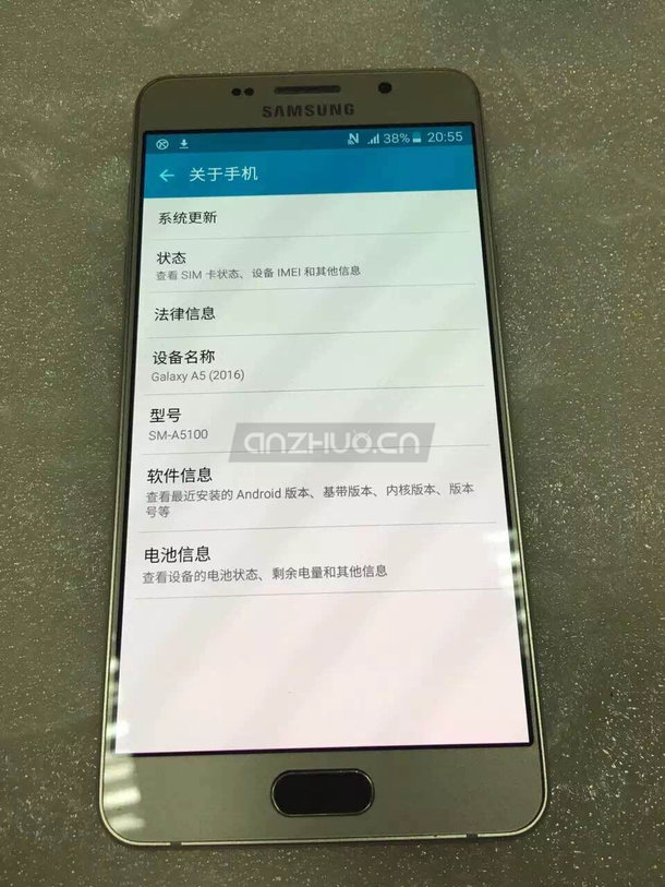 Galaxy A5 Leak