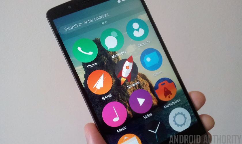 Firefox OS launcher