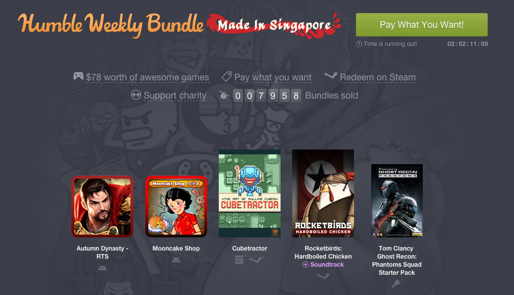 Humble Weekly Bundle Singapore