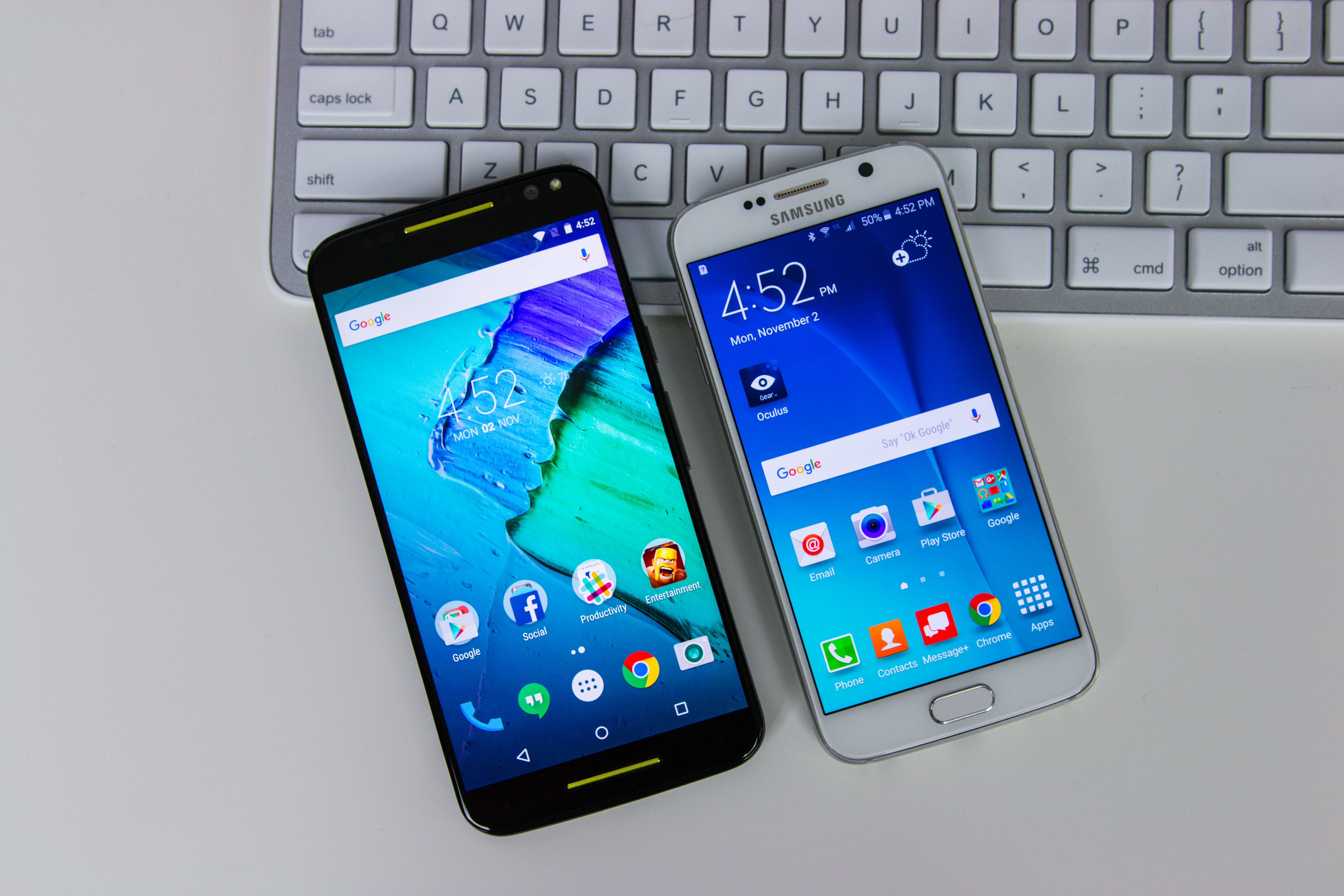 Moto X Pure Edition VS Samsung Galaxy S6-3