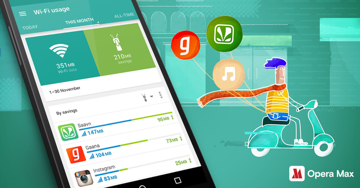 Save-data-in-Gaana-and-Saavn-with-Opera-Max