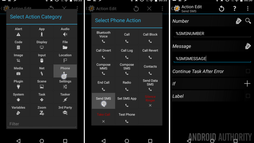 a delayed SMS message with Android customization - Android Authority