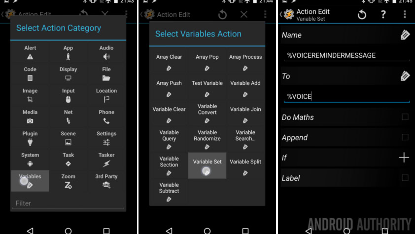 Create your own voice activated reminders using Tasker - Android Android Authority