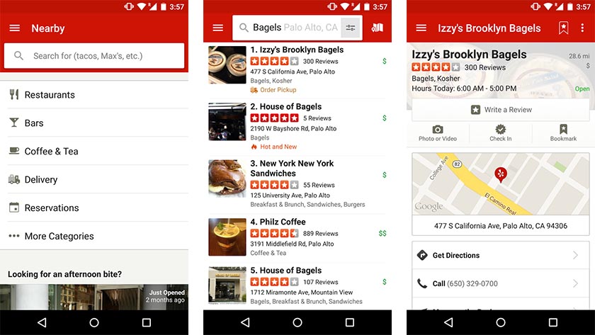 Yelp best thanksgiving apps
