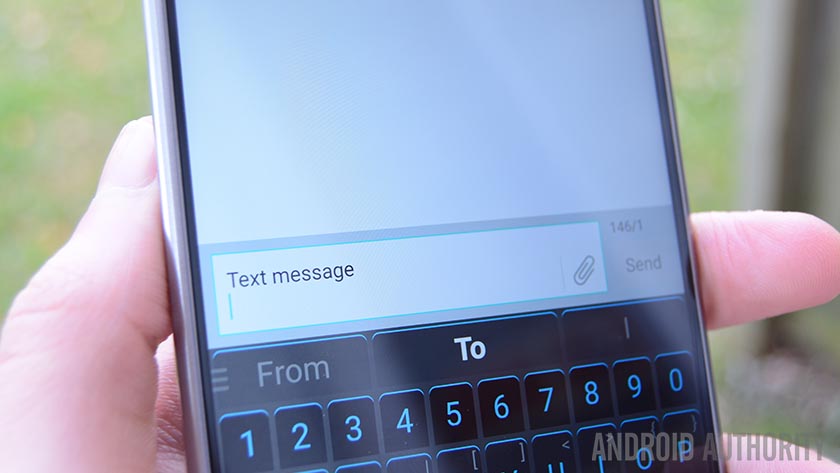 Una foto de una aplicación de mensajería de texto.