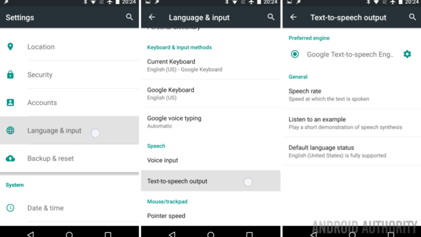 modify google text to speech voices