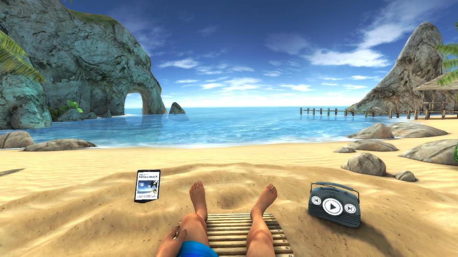 nDreams® Perfect Beach experience allows you to get away from it all without leaving the sofa