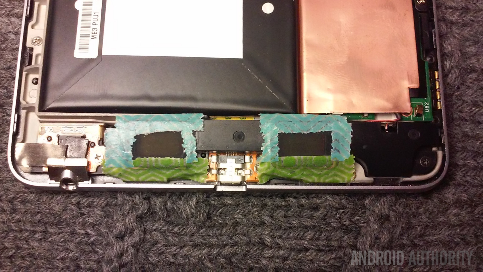 Nexus 7 2012 taped speakers