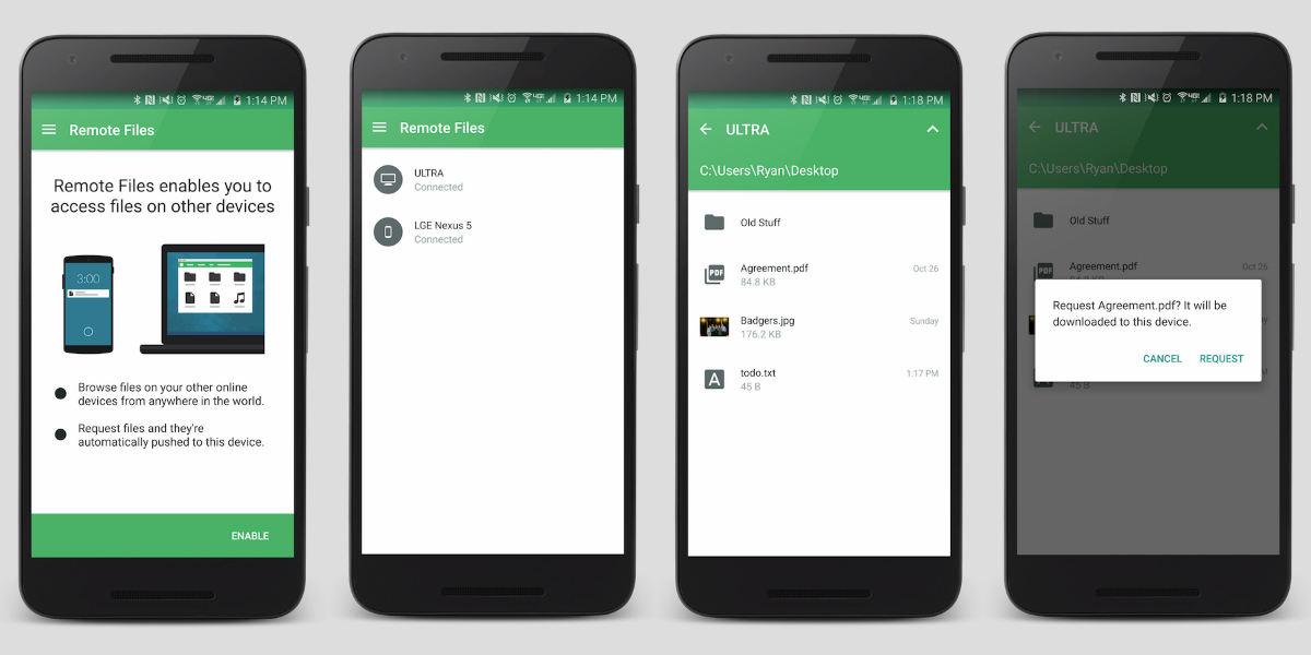 Pushbullet update