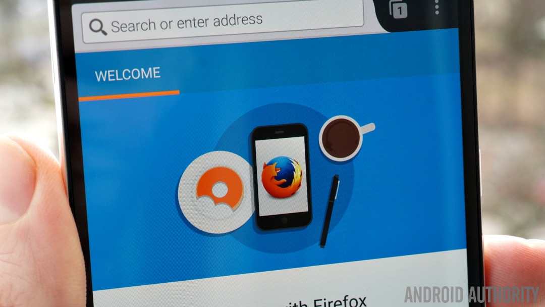 Firefox Browser welcome