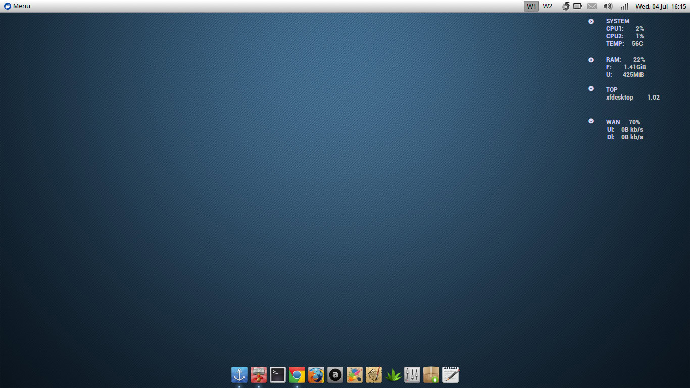 XFCE desktop environment