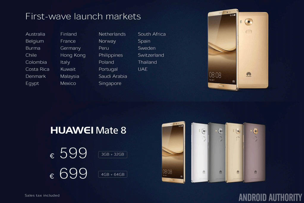 vangst Christian vee HUAWEI Mate 8 launches globally at CES - Android Authority