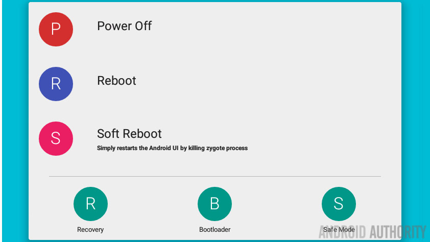 power off xposed Material Power Menu