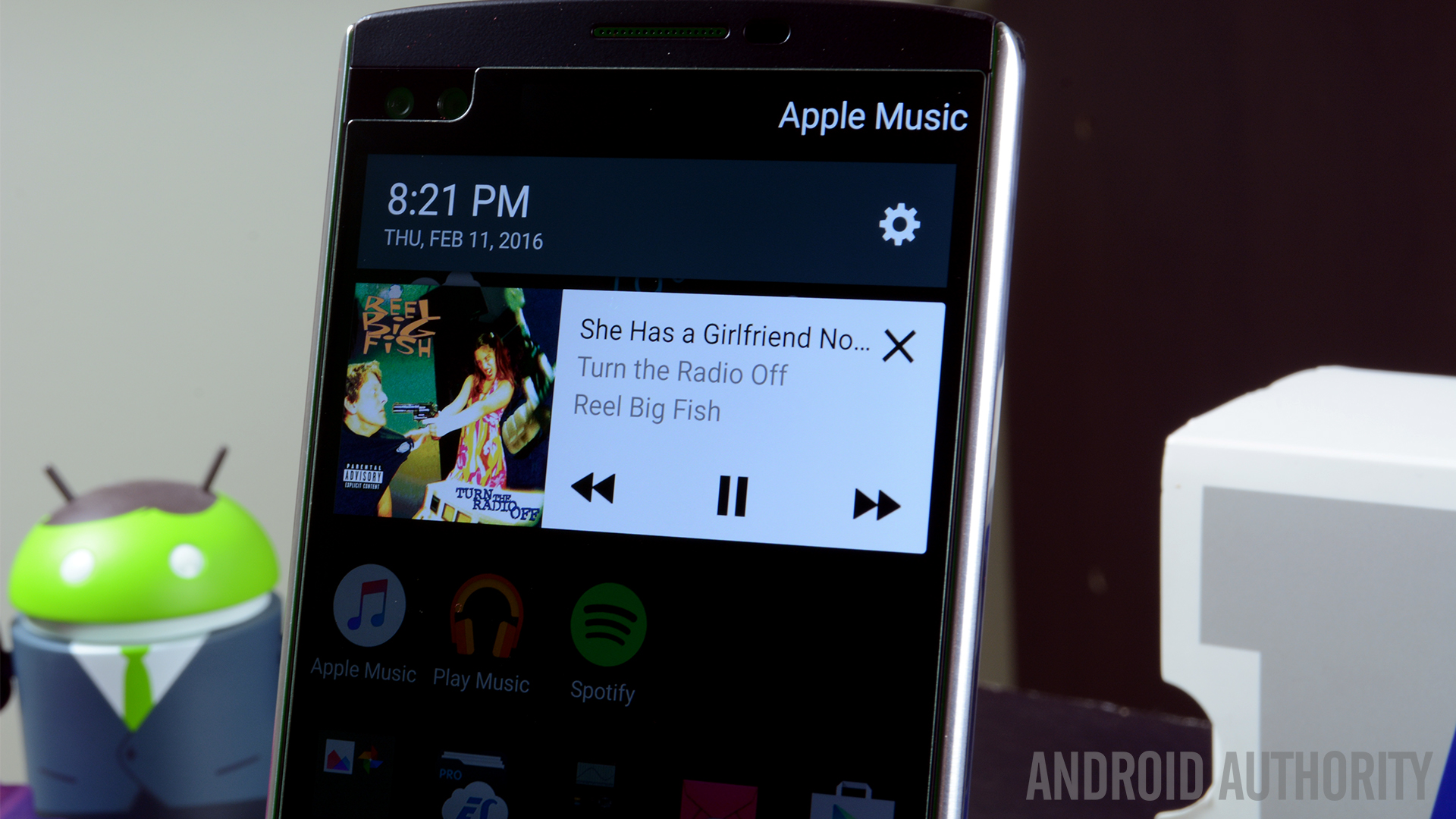 AA Apple Music notification notifications