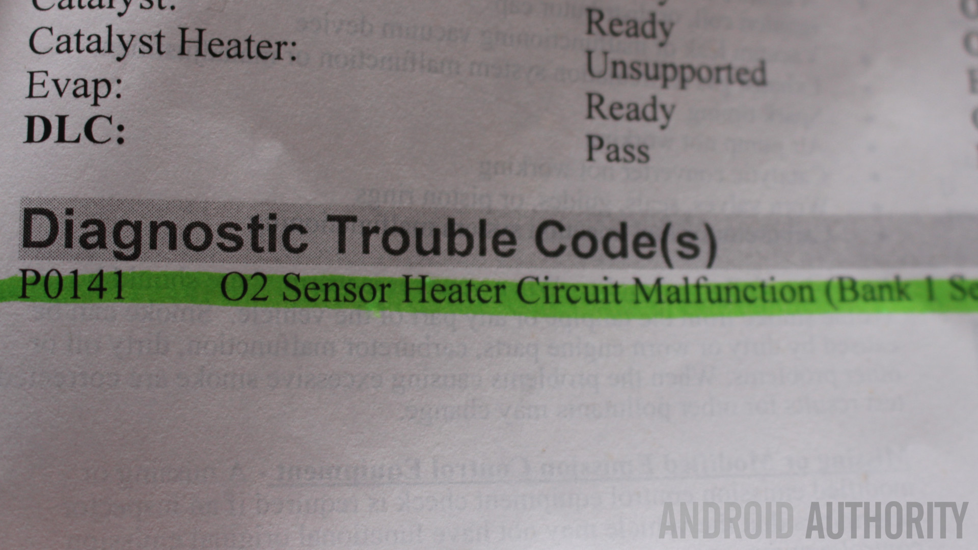 Android auto repair DEQ OBDII engine light