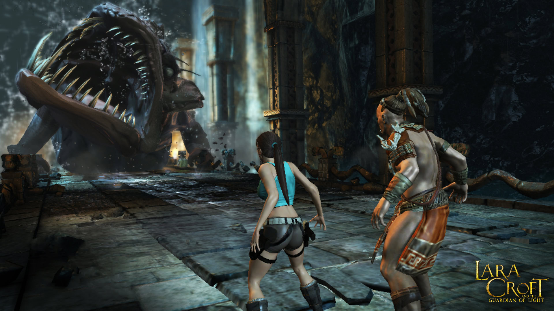 Ps3 light. Lara Croft and the Guardian of Light (2010). Lara Croft and the Temple of Osiris Xbox. Lara Croft and the Guardian of Light Скриншоты.