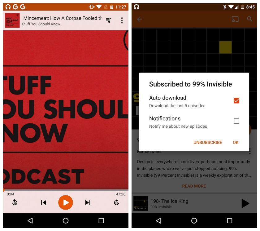 Google Play Music podcasts 2