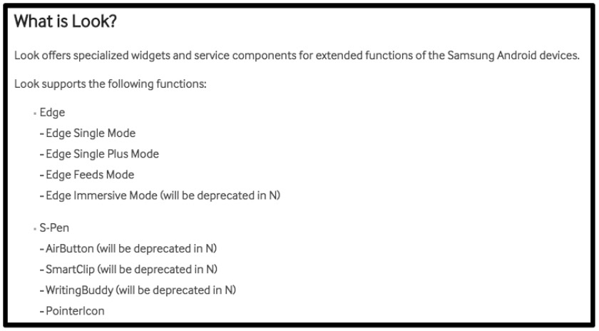 Look API SAMSUNG Developers